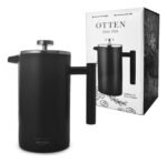 Cafetera Embolo Prensa Acero Otten 1000 Ml - Negro - Imagen 7