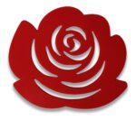 Set X 2 Stencils Plantilla Silicona Reposteria Rosa