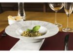 Plato Pasta Porcelana Tramontina Diamantina 27 Cm Blanco - Imagen 2