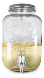 Frasco Dispenser Bebidas Vidrio Con Canilla 8 Lts Color Trasparente - Imagen 2