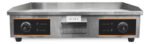 Plancha Combinada Acero Profesional Eléctrica Teg-822 Otten Plateado - Imagen 2