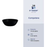 Set X 12 Bowl Compotera Vidrio Templado Arcoroc Zelie 16 Cm - Imagen 7