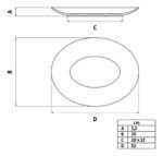 Bandeja Oval Porcelana Tramontina María Augusta  32 X 25 Cm Blanco - Imagen 5