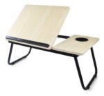 Mesa Bandeja Cama 4 Posiciones Plegable Notebook Otten Marrón Claro