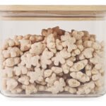 Frasco Acrílico Hermético Tapa Bambú Otten 600 Ml - Marrón Claro