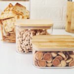 Frasco Acrílico Hermético Tapa Bambú Otten 600 Ml - Marrón Claro - Imagen 7