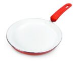 Panquequera Ceramica Calidad Premium Mika 20 Cm Rojo/Blanco