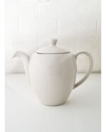 Pava Cafetera Porcelana Corona Nevada 1284 Ml - Blanco - Imagen 3