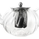 Tetera De Vidrio Con Infusor Acero Inoxidable 1200 Ml Color Transparente