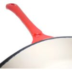 Sarten Hierro Fundido Enlozado 26 Cm Rojo - Imagen 3