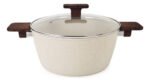 Cacerola Aluminio Inducción Otten Nórdica 24 Cm Beige
