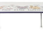 Mesa Bandeja Cama Infantil Plegable Notebook Tablet Otten Conejitos