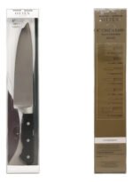 Cuchillo Cuchilla Chef Forjado Profesional Acero Otten 20 Cm Color Negro/plateado - Imagen 5