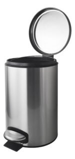 Cesto Tacho De Basura Acero Inoxidable A Pedal Otten 20 Lts Plateado - Imagen 3