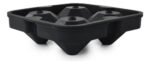 Cubetera Silicona Flexible Forma Diamante Bebidas Otten - Negro - Imagen 8