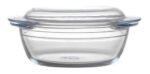 Cacerola Redonda Ovenware O' Cuisine Vidrio Templado 2,1 Lts - Blanco
