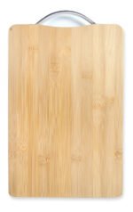 Tabla Corte De Bambu Con Manija Calidad Premium 40 Cm