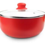 Cacerola Ceramica Calidad Premium Mika 28 Cm Rojo/Blanco