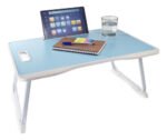 Mesa Bandeja De Cama Plegable Para Notebook Tablet Otten Celeste - Imagen 2
