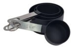 Juego Set X 8 Piezas Cucharas Y Tazas Medidoras Plastico Color Negro - Imagen 5