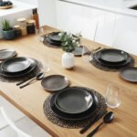 Plato Postre Porcelana Tramontina Lunar 21 Cm Negro Lunar - Imagen 6