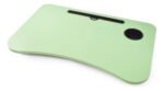 Mesa Bandeja De Cama Plegable Curva C/ Posa Vaso Otten Verde Claro - Imagen 2