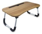 Mesa Bandeja De Cama Curva Plegable Notebook Tablet Otten Marrón
