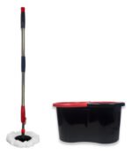 Mopa Dunia Sp-5885 Con Balde Centrifugador Negro/Rojo