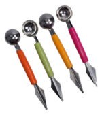 Ahuecador Descarozador Cuchara Para Papa Noisette Color Naranja Claro