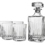 Set X 5 Piezas Para Whisky Vasos Y Licorera Otten 750 Ml