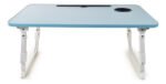 Mesa Bandeja Cama Plegable C/ Cajon Notebook Tablet Otten Celeste - Imagen 2