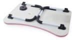 Mesa Bandeja De Cama Plegable Curva C/ Posa Vaso Otten - Rosa - Imagen 4