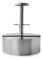 Molde Prensa De Hamburguesas Acero Otten 11,4 Cm - Plateado