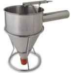 Dispensador De Masa Crema Acero Embudo Otten 1200 Ml Plateado