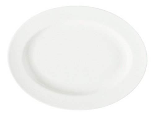 D_788482-MLA50817455247_072022-O-1 Fuente Bandeja De Porcelana Oval Corona Actualite 25 Cm Blanco - Imagen 1