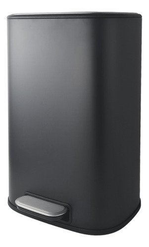Cesto Tacho Basura Residuos Hogar Cierre Suave Otten 12 Lts Negro Matte