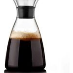 Jarra Botella Vidrio Con Tapa De Acero Inox Agua 1l Flopy