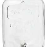 Frasco Dispenser Bebidas Vidrio Con Canilla 8 Lts Color Trasparente