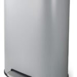 Cesto Tacho Basura Residuos Hogar Cierre Suave Otten 12 Lts Gris Espacial