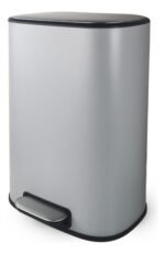 Cesto Tacho Basura Residuos Hogar Cierre Suave Otten 12 Lts Gris Espacial