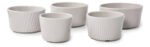 T X 5 Cazulas Dip Pot Apilabl Porclana Grmr Dunas Color Crma
