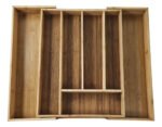 CUBIERTERO EXTENSIBLE MADERA BAMBU 7 COMPARTIMIENTO OTTEN