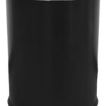 Cestos Tacho Basura Acero Inoxidable Otten Negro 10 Lts Negro