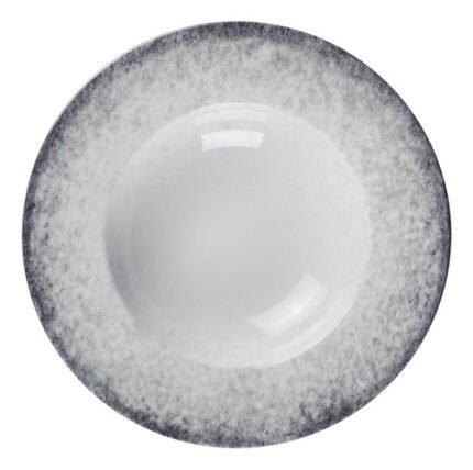Plato Pasta Porcelana Tramontina Camila 27 Cm Gris Camila