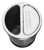 Cestos Tacho Basura Acero Inoxidable Otten 12 Lts Plateado - Imagen 3