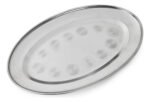 Fuente Bandeja Oval Acero Inoxidable Otten 26 Cm