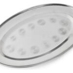 Fuente Bandeja Oval Acero Inoxidable Otten 40 Cm