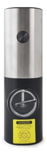 Molinillo Automático Pimientero Salero Eléctrico Otten Plateado