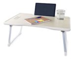 Mesa Bandeja De Cama Plegable Para Notebook Tablet Otten Beige - Imagen 2