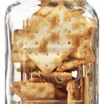 Frasco Hermético Cuadrado Vidrio Labrado Otten 1,5 Lts Cobre